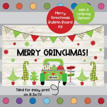 This Grinchy Bulletin Board Kit Is An Absolute Winner With Grinch