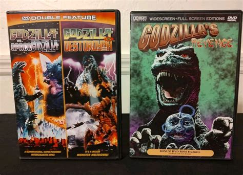 Godzilla Dvd Movies Lot King Kong Mechagodzilla Collection Ebay