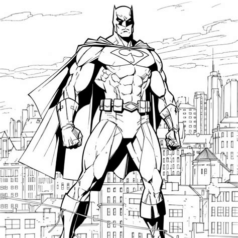 Batman Coloring Page