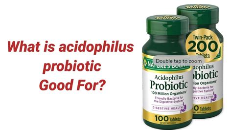 What Is Acidophilus Probiotic Good For Youtube