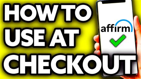 How To Use Affirm At Checkout Quick And Easy Youtube