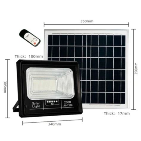 Ripley FOCO JD T100 100 WATTS NEGRO REFLECTOR SOLAR INTERIOR EXTERIOR