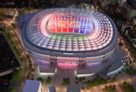 Barcelona stadium news: Stunning images of new, 105,000 capacity Camp ...