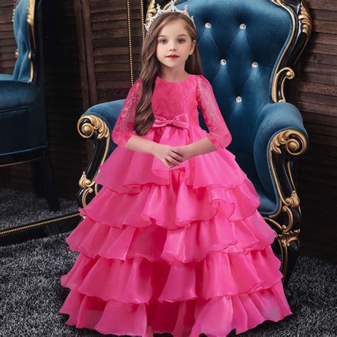 Hot Pink Flower Girl Dresses