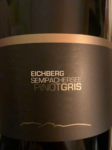 Brunner Weinmanufaktur Eichberg Sempachersee Pinot Gris Vivino Us