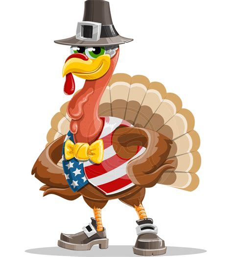 American Turkey Cartoon Vector character - 112 Illustrations | GraphicMama