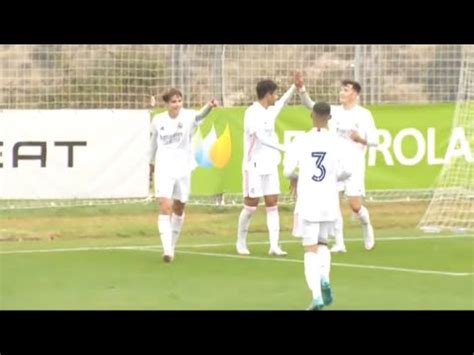 Bruno Iglesias Real Madrid Juvenil A U19 vs Móstoles U19 24 10