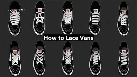 How To Lace Vans - ZITOC