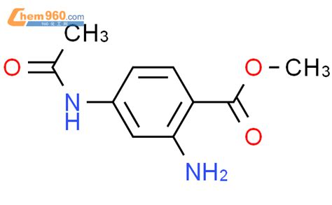 725239 36 19ci 4 乙酰基氨基 2 氨基 苯甲酸甲酯化学式、结构式、分子式、mol 960化工网