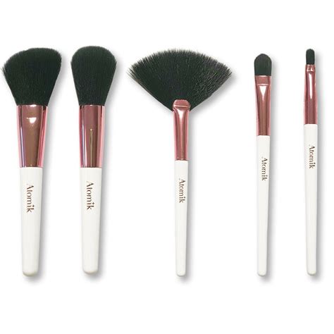 Set Pinceaux Maquillage Les Essentiels Atomik Cosmetics