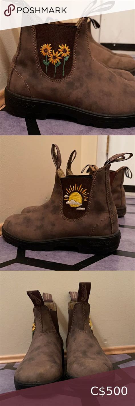 Custom Embroidered Blundstone Boots In Blundstone Boots