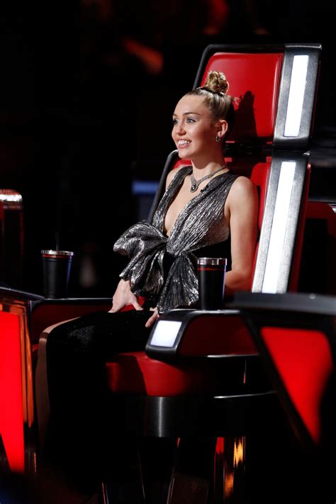 MILEY CYRUS at The Voice, Season 13 Shows 11/27/2017 – HawtCelebs