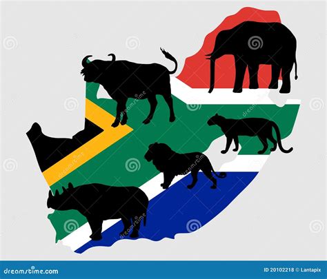 Big Five South Africa Royalty Free Stock Photos - Image: 20102218