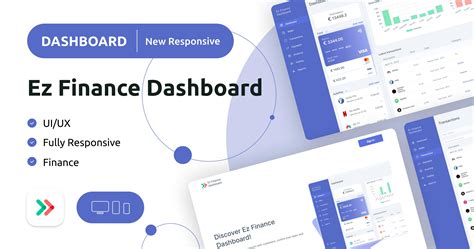 ez finance dashboard template bubble