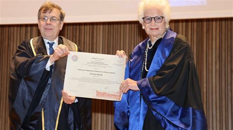 Liliana Segre Laurea Honoris Causa Per Aver Raccontato L Indicibile