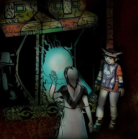Ico And Yorda In Front Of The Statue By Ventoesussurro On Deviantart