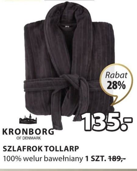 Szlafrok Kronborg 28 TANIEJ Promocja Jysk Ding Pl