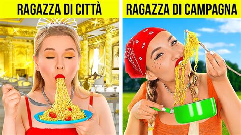 Ragazza Di Citt Vs Di Campagna Situazioni Divertenti Ricca Vs