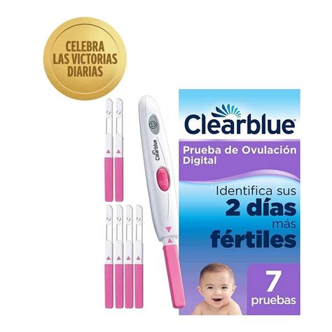 Prueba de ovulación Clearblue digital 7 pzas Bodega Aurrera en línea