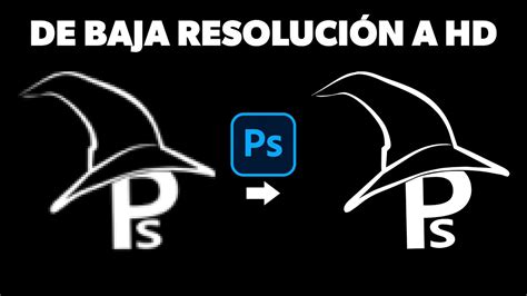 Convertir logo de baja resolución a alta resolución con Photoshop