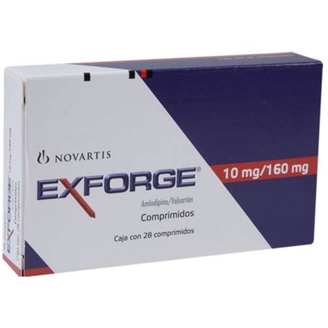 Comprar Exforge Amlodipino Mg Valsart N Con Comprimidos Prixz