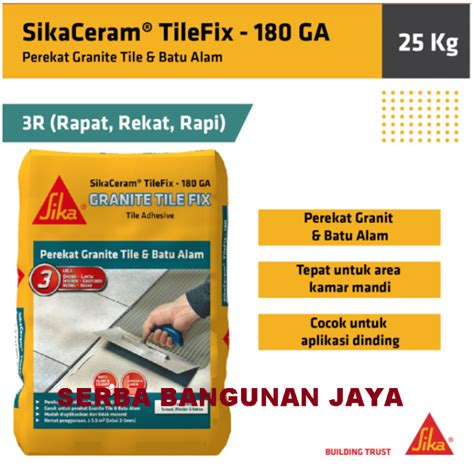 SIKA CERAM TILEFIX 180 TA 25 Kg Lazada Indonesia