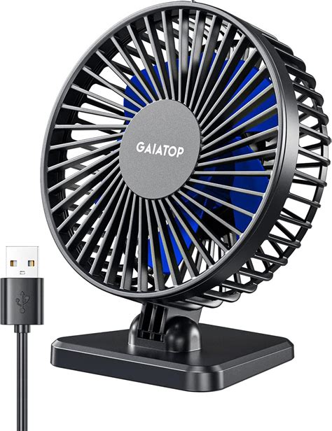 Hertekdo USB Ventilador de Escritorio Mini Ventilador Eléctrico con