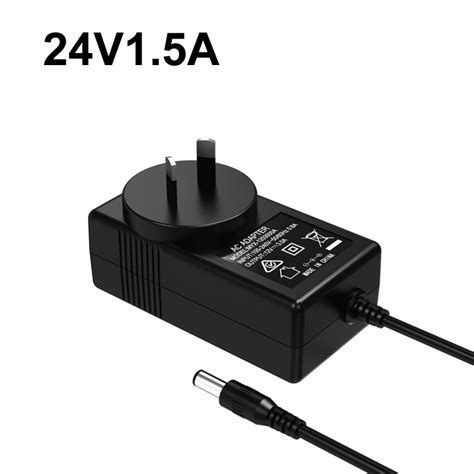 24v 1 5a Power Adapter Au Ac Dc Adaptor Ce Etl Gs Saa Fcc Approval