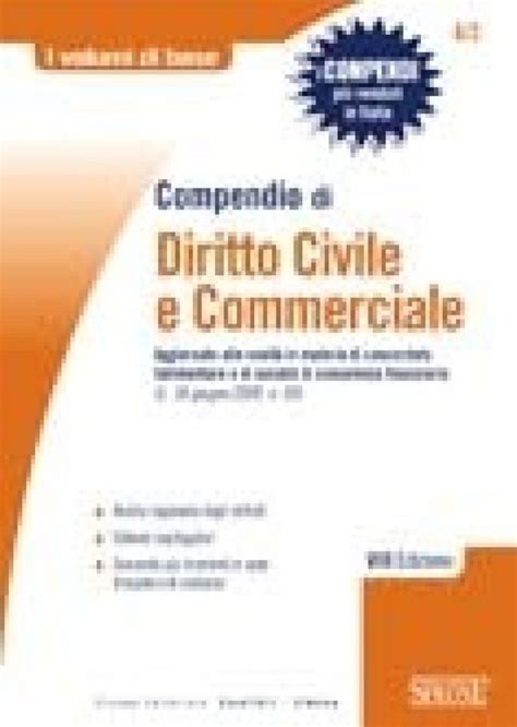 Manuali Di Diritto Commerciale Compendi Schemi Edizioni Simone