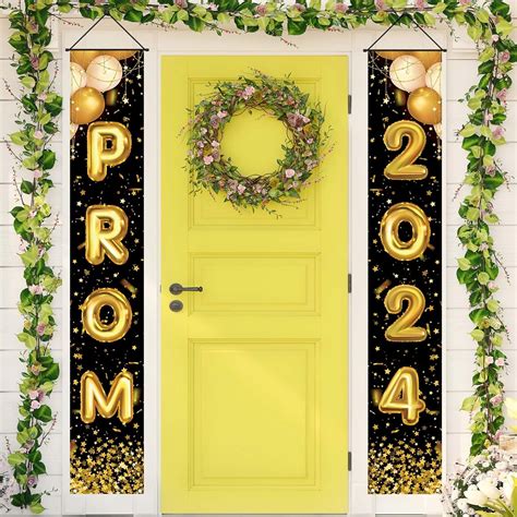 Prom 2024 Porch Banner Graduation Prom Party Front Door