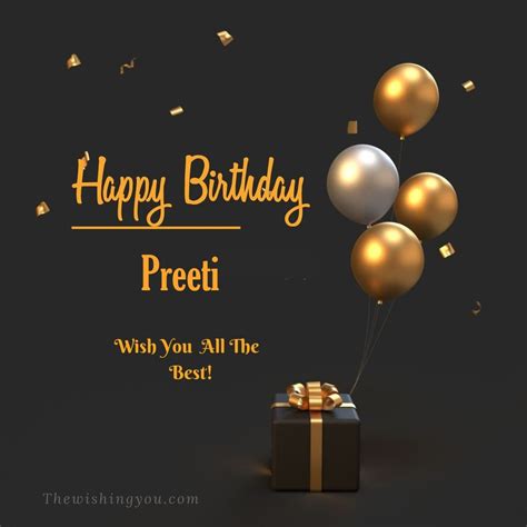 100 HD Happy Birthday Preeti Cake Images And Shayari