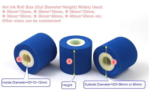 High Quality Markem Hot Solid Ink Rollers Date Coding Sponge For Press Printing Sealing Machine