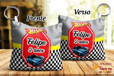 Hot Wheels Chaveiro Almofada Elo7 Produtos Especiais