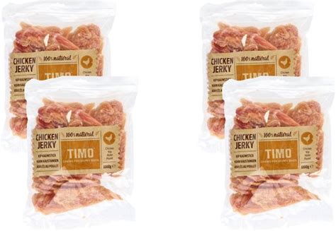 Timo Kip Kauwstrip Hondensnacks 4 X Kip 1000 G Bol