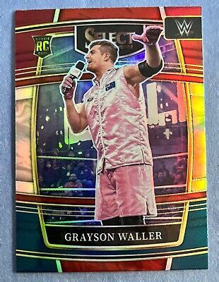 Grayson Waller 2022 Panini Select WWE CONCOURSE RED BLUE PRIZM Rookie