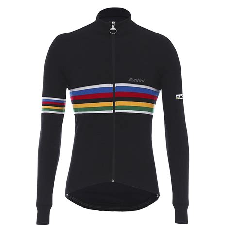 Santini Uci Rainbow Wool Black Buy And Offers On Bikeinn