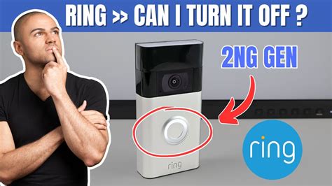 How To Turn Off Ring Doorbell Camera 2nd Generation YouTube