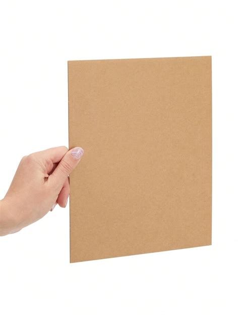 25 Pack Corrugated Cardboard Sheets, 8x10 Flat Card Boards Inserts For ...