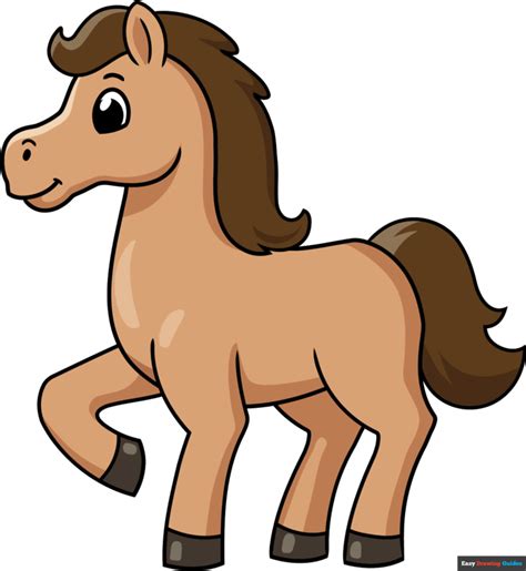 14 Easy Horse Drawing Tutorials For Kids