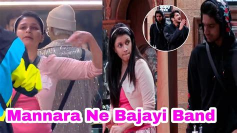 Mannara Chopra Ne Liya Abhishek Ke Liye Stand Munawar Faruqui Ka Sath