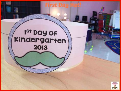 The Kindergarten Smorgasboard A Kindergarten Smorgasboard First Day Hat