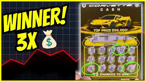 These New Scratch Off Tickets Are Hot Corvette Cash From The Md Lottery Youtube