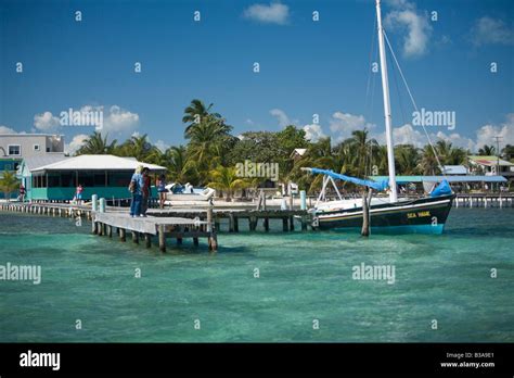 Caye Caulker, Belize Stock Photo - Alamy