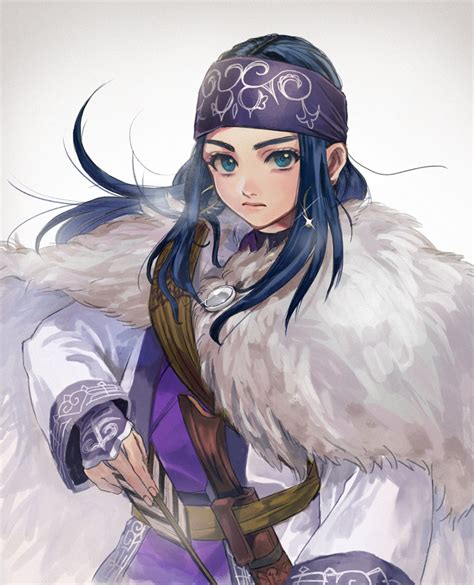 The Big Imageboard Tbib Ainu Ainu Clothes Arrow Asirpa Bandana Blue