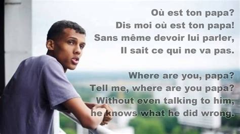 Stromae Papaoutai Lyrics Video Youtube