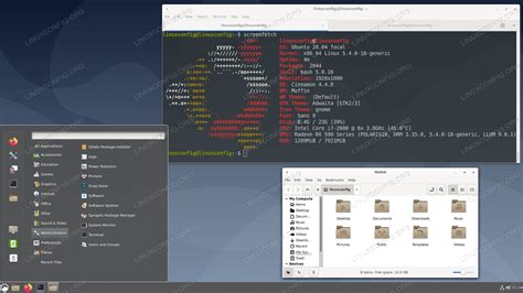 Ubuntu 20.04 Cinnamon Desktop installation - LinuxConfig