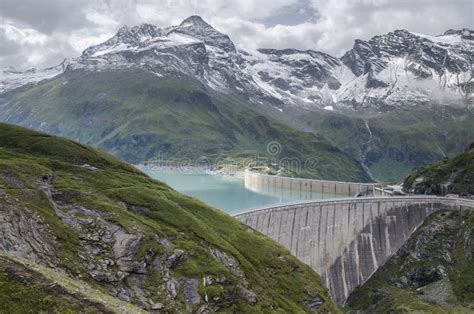 Upper Kaprun Dam 1, Austria Stock Image - Image of colorful, panoramic ...