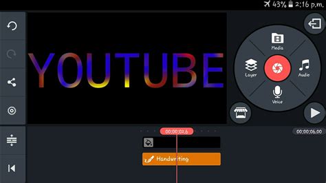 How To Make Kinemaster Text Editing Color Effects Youtube