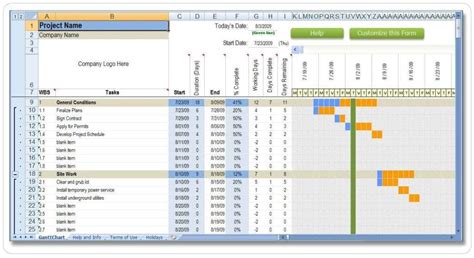 Excel Resource Management Template —