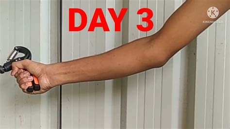 Handgrip Day 3 Exercise Transformation Muscles Part 3 Youtube